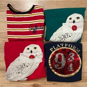 Mini Boden Harry Potter shirts. Set of 4. Size 8-10.